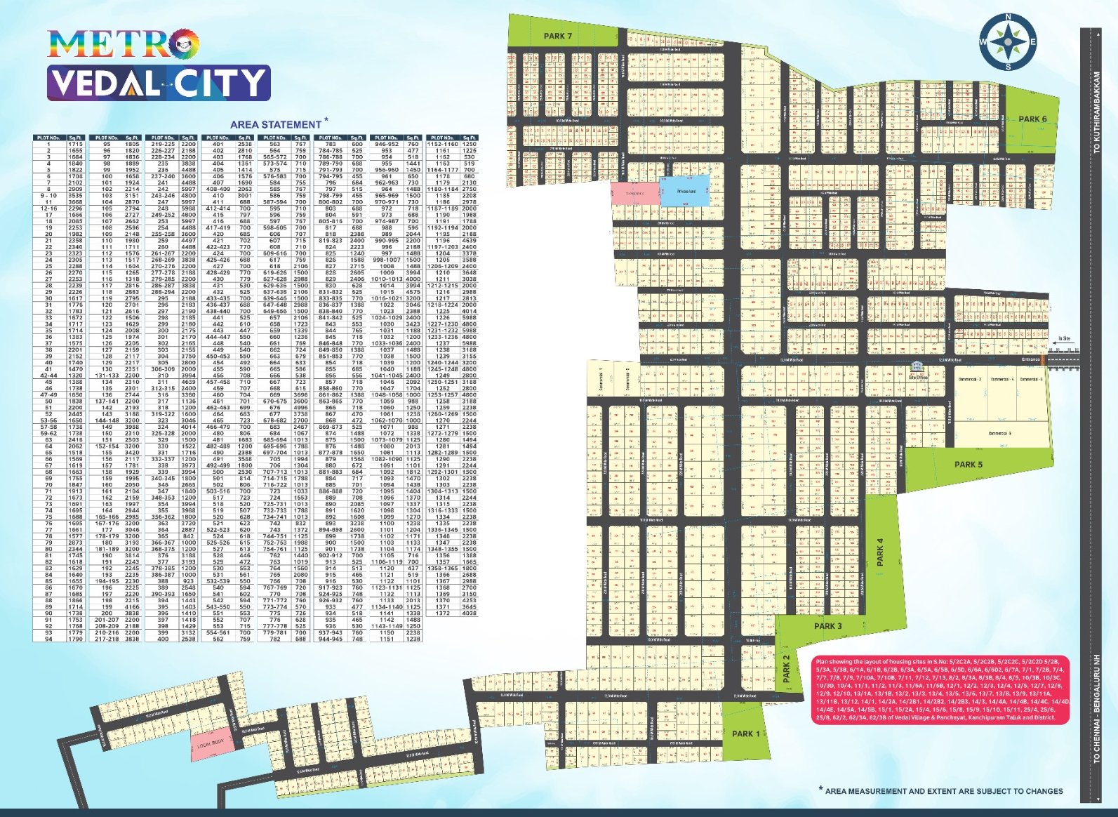 Metro Grand City Layout Plan